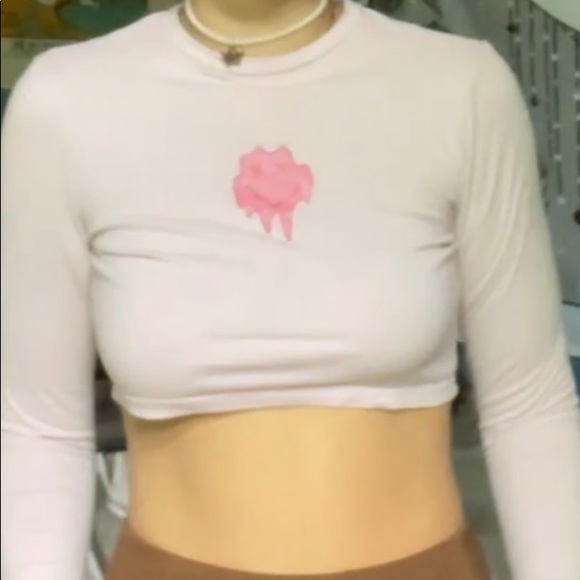 cropped baby tee - Picture 1 of 3